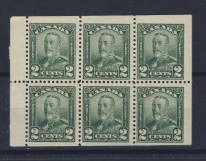 6x Canada Scroll Stamps; #150a-2c BP of 6 MH VF Guide Value = $45.00