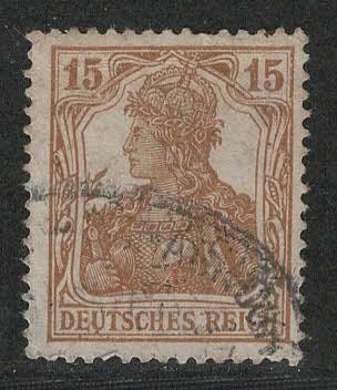 Germany Reich Scott # 99, used, Mi#100a