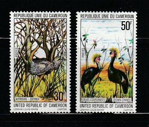 Cameroun 628-629 Set MH Birds