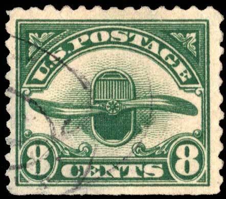 United States Scott C4 Used with straight edge and small thin.