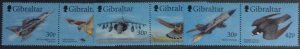 GIBRALTAR 1999 WINGS OF PREY 1st SERIES  SG883/8 UNMOUNTED MINT