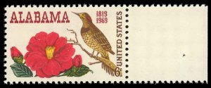 US Sc 1375 VF/MNH - 1969 6¢ ALABAMA STATEHOOD - P.O. Fresh