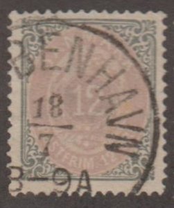 Denmark Scott #29 Stamp - Used Single