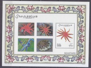 2001 Somalia 900/B80 Sea fauna 12,00 €