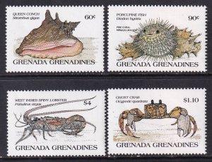 Grenada Grenadines 694-697 Marine Life MNH VF