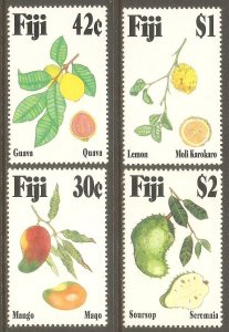 FIJI Sc# 698 - 701 MNH FVF Set of 4 Tropical Fruits