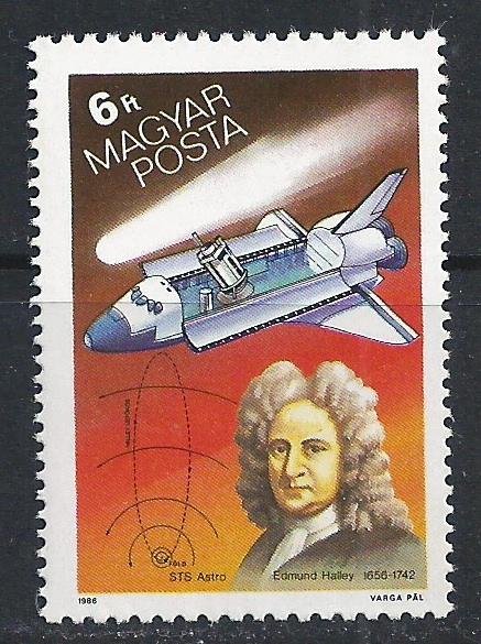 Hungary ~ Scott # 2977 ~ MNH ~ Halley's Comet