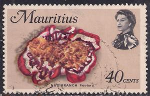 Mauritius 1969 - 73 QE2 40ct Spanish dancer SG 392 ( E1380 )