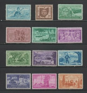 US, 1017-1028, 1953 COMPLETE YEAR, MNH, VF, COLLECTION MINT NH, OG