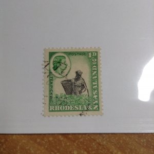 Rhodesia & Nyasaland  #  158  used