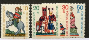 Germany, Scott #B455-58, Mint, Never Hinged