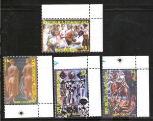 DOMINICAN REPUBLIC  # SC 1363 - 5   MNH