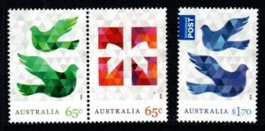 AUSTRALIA SG4476/8 2015 CHRISTMAS MNH