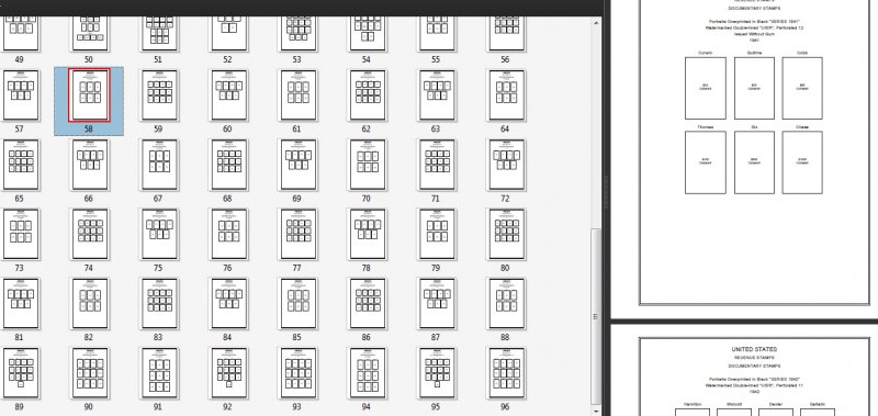 U.S.A. REVENUES STAMP ALBUM PAGES 1862-1995 (297 PDF digital pages)