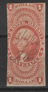 US 1862-71 Sc# R66a Used F/G - Imperf