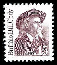 PCBstamps   US #2177a 15c Buffalo Bill Cody, overall tagging, MNH, (19)