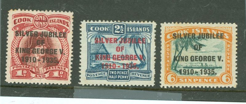 Cook Islands #98-100 Unused Single (Complete Set) (Jubilee)