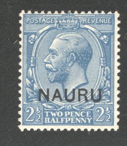 NAURU  #6  Unused  F/VF,   CV $5.00  ...   4160004