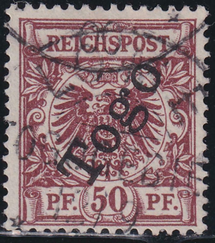 Togo 1897 SC 6 Used