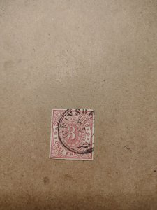 (3808) North German Confederation #9a  imperf.