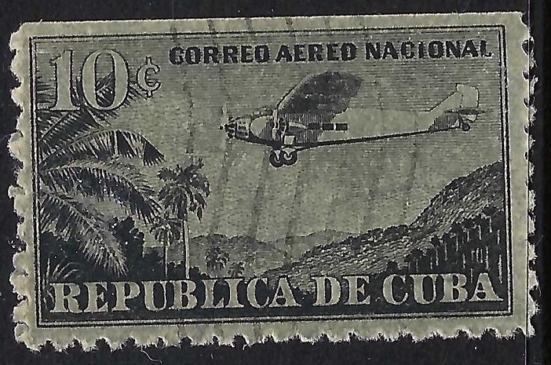 Cuba C13 VFU AIRPLANE Z4132-7