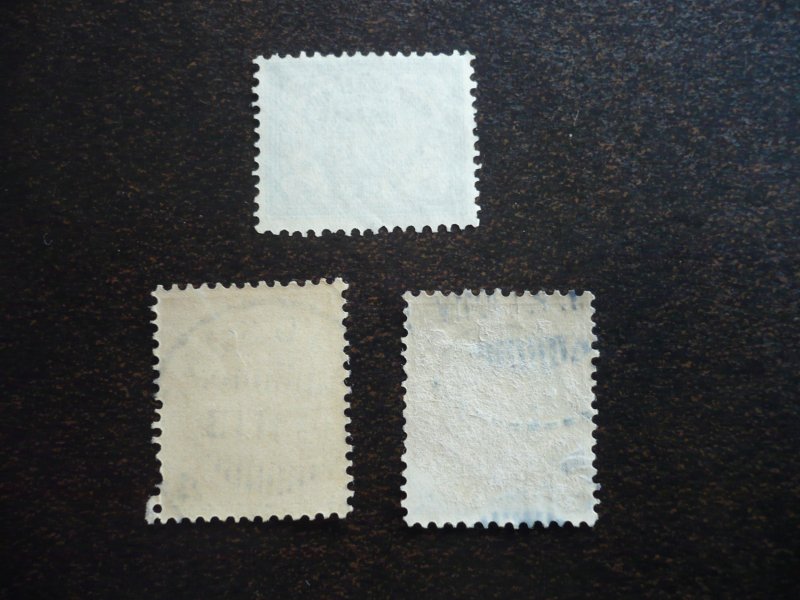 Stamps - Dutch East Indies - Scott# 45,51,54 - Used Part Set of 3 Stamps