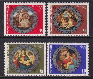Montserrat 282-285 Christmas MNH VF