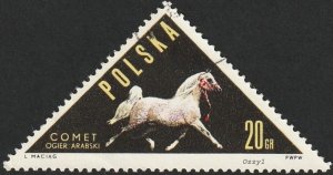 Poland #1188 1963 29gr Arab Horse Comet USED-VF-NH.