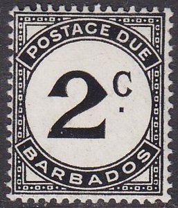 Barbados 1950 SG D5 UHM Post Due