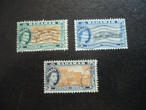 Stamps - Bahamas - Scott# 161,167,169 - Used Part Set of 3 Stamps