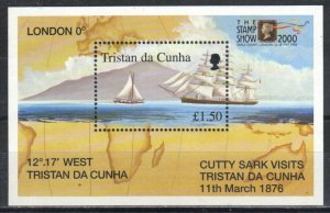 Tristan da Cunha Stamp 663  - Cutty Sark visit