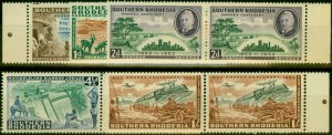 Southern Rhodesia 1953 Rhodes Set of 5 SG71-75 in Fine MNH Pairs