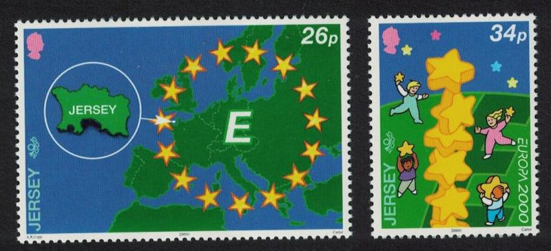 Jersey Building Europe Europa CEPT 2v SG#934-935 SC#935-936 CV£5