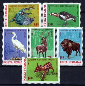 Romania 2942-2947 MNH Wildlife Nature Protection Birds Animals ZAYIX 0624S0355