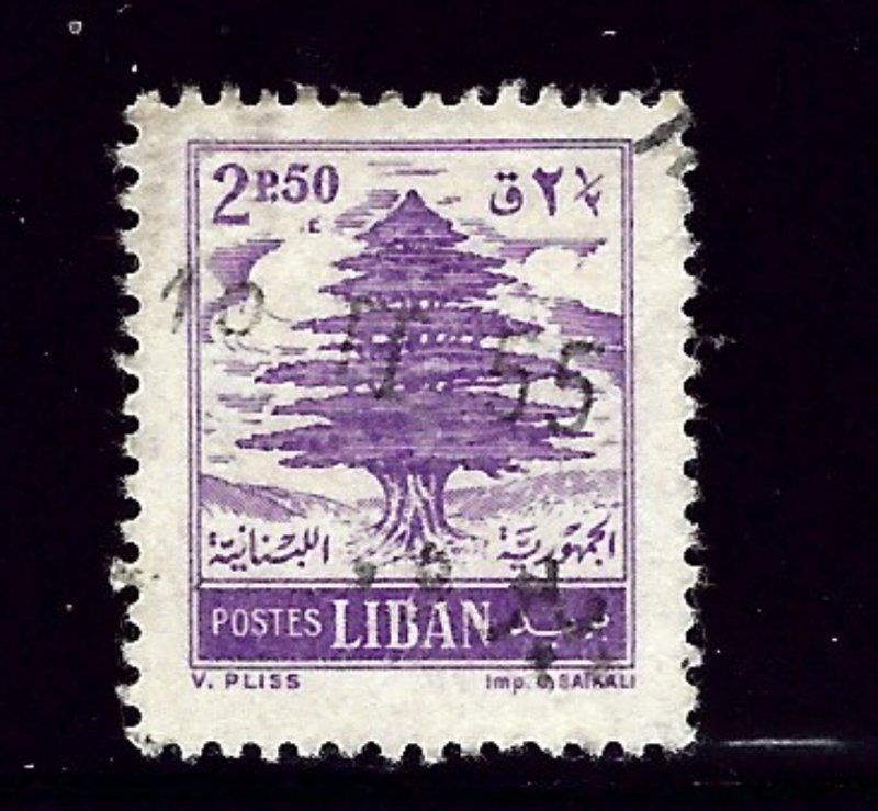 Lebanon 289 Used 1955 Issue