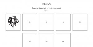  PRINTED MEXICO [CLASS.] 1856-1940 STAMP ALBUM PAGES (104 pages)