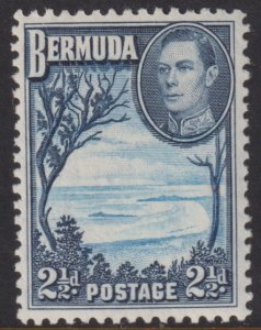 1938 - 1951 Bermuda Grape Bay 2½ pence issue ML-LMH Sc# 120 CV $8.50 Stk #1