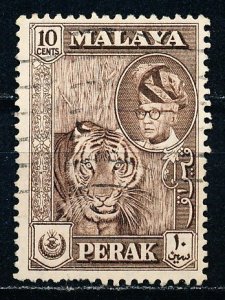 Malaya Perak #132 Single Used