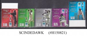 TRINIDAD & TOBAGO - 2007 ICC CRICKET WORLD CUP - 5V - MINT NH