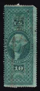 US Scott R96c Used $10.00 Probate of Will Lot US268 bhmstamps