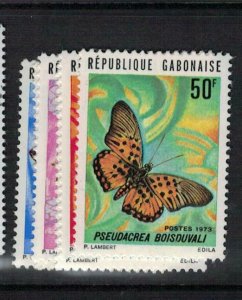 Gabon Butterfly SC 305-10 MNH (5egf) 