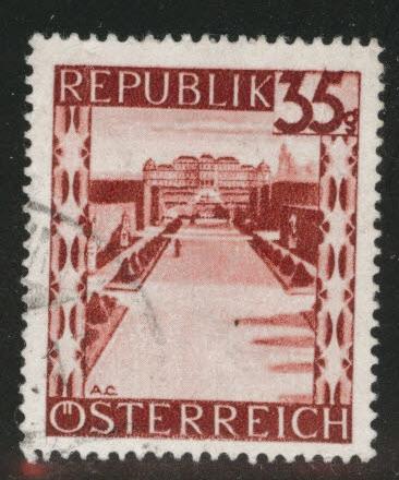 Austria Scott 468 MH* stamp from 1945-46 set