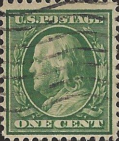 # 331 USED GREEN BEN FRANKLIN