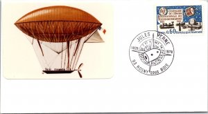 France 1978 - Balloon Cover - Jules Verne - F37030