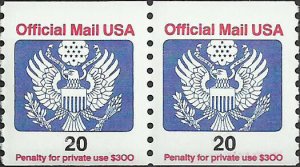 # O138B Mint Never Hinged ( MNH ) EAGLE HOLDING ARROWS AND BRANCH