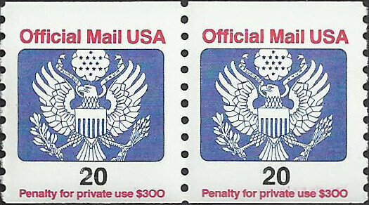 # O138B Mint Never Hinged ( MNH ) EAGLE HOLDING ARROWS AND BRANCH