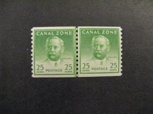 Canal Zone #162 Joint Line Pair Mint NH OG  p2403.4763