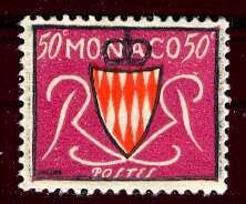 Monaco; 1954; Sc. # 312; MH Single Stamp