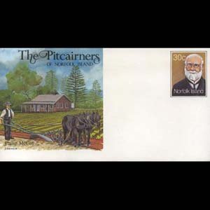 NORFOLK IS. 1985 - Pre-stamped Cover-No.14 Potatoes