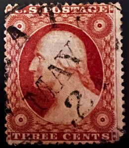 US Stamp #26, 3C Used